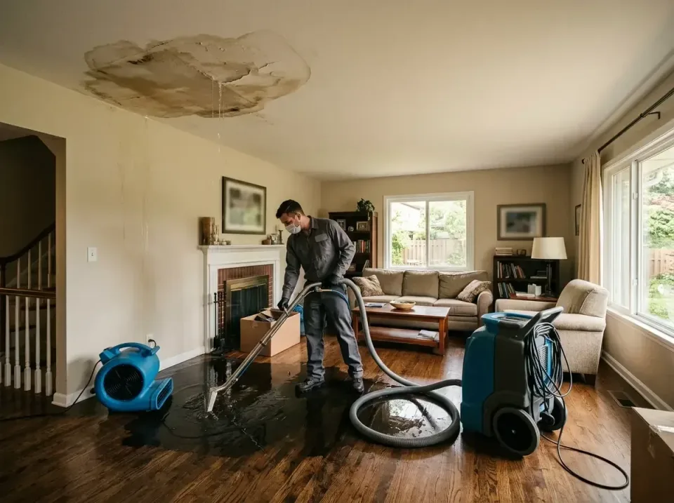 attic-pipe-burst-ceiling-drip-008 — frequently asked questions, Water Damage Restoration & Carpet Care in North Laurel, MD